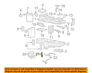 Componentes-resistencia calentador evaporador cañón GM OEM 03-12 15218254 - Imagen 1 de 2