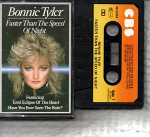 BONNIE TYLER - Faster Than The Speed Of Night - Cassette Tape Album - Picture 1 of 2