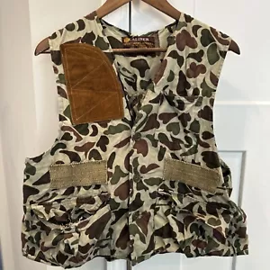 Caliber Sportsman’s Apparel Tactical Vest Size Large Distressed Duck camo Huntin - Picture 1 of 7