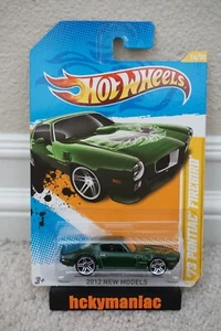 BRAND NEW HOT WHEELS 2012 NEW MODELS '73 PONTIAC FIREBIRD GREEN - Picture 1 of 3