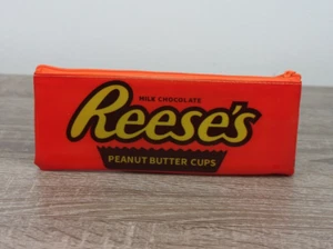 Reese’s Peanut Butter Cup Reißverschluss Etui Federmäppchen Kosmetiktasche Geldbörse Neu mit Etikett - Bild 1 von 2