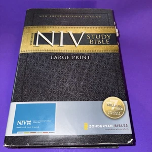 NIV Study Bible by Zondervan Staff (2008, Hardcover) - Foto 1 di 7