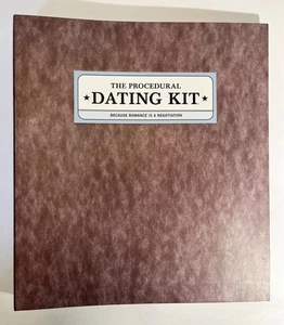 UNUSED Procedural Dating Kit Binder, Because Romance Is a Negotiation, Organizer - Picture 1 of 5