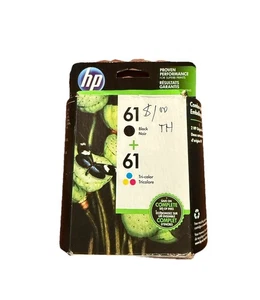 HP 61XL Black and TriColor Combo Ink Cartridges Set Genuine exp. 08/18 - Picture 1 of 2