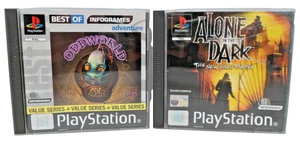Oddworld Abe’s Oddysee + Alone in the Dark (Giochi x2 per Sony PlayStation 1 PS1) - Foto 1 di 24