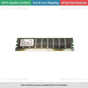 M381L3223ETM-CAA Samsung 256MB DDR ECC PC-2100 266Mhz - Picture 1 of 1