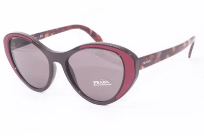 NOVO ÓCULOS DE SOL PRADA SPR14U YEO-6X1 BORGONHA DEGRADÊ AUTÊNTICO DESIGNER 55-18 - Imagem 1 de 4