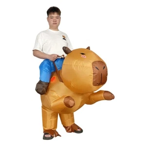 With Blower Inflatable Capibara Costume Halloween Cosplay Party - Picture 1 of 14