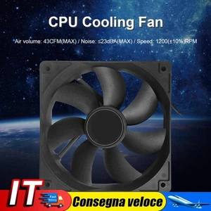 120mm 4 Pin PC Case CPU Cooling Fan Quiet Radiator Heatsink Computer Accessories - Afbeelding 1 van 7
