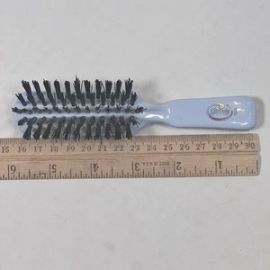 Goody Nylon Bristle Brush Blue 6” Hair Styling 5 Row Travel Purse Small USA Vtg - Picture 1 of 8