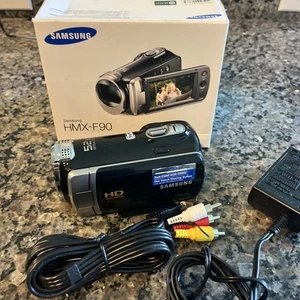 Samsung Camcorder HMX-F90 HDMI Output 52x Optical Zoom HD video camera NIB - Picture 1 of 7