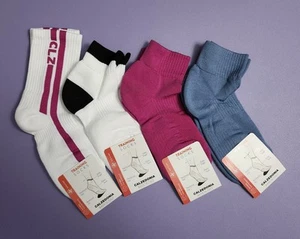Calzedonia Training Ankle Socks. Blue. Pink. Set Of 4! - Picture 1 of 7