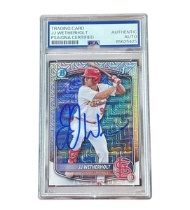 JJ Wetherholt Signed Mega Box Card Auto Autographed St. Louis Cardinals PSA - Picture 1 of 2