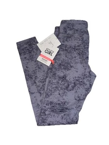 Athleta Girl High Rise Textured Chit Chat Patterned Gray Leggings Xl 14 NWT - Picture 1 of 6