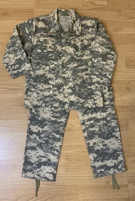 Disfraz Ejército Niños Digital Camuflaje Militar Talla Pequeña 6~7 Halloween Imprescindible Foto 1 de 4