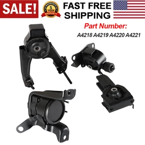 4PCS Engine Motor Mount For 2003-2008 Toyota Camry Matrix Pontiac Vibe 1.8L USA - Picture 1 of 15