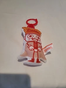 2025 MASCOT KEYCHAIN BACKPACK CLIP ON PLUSH OF FREDDY'S STEAKBURGER Advertising - Picture 1 of 16