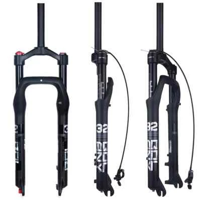 Forcelle Anteriori Bici Spiaggia Neve Bici Ammortizzatore Air Forcella per Fat Tire Telecomando Manuale - Immagine 1 di 4