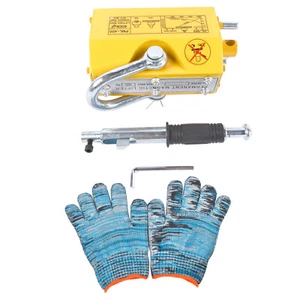 Permanent Magnetic Lifter Lifting Magnet 880lbs/400kg Neodymium Hoist w/ Handle - Picture 1 of 13