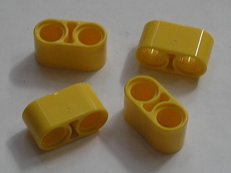 4 x LEGO TECHNIC Yellow Beam 2 ref 43857 /Set 8109 8275 8292 8453 8295 8421 7786 - Image 1 of 1