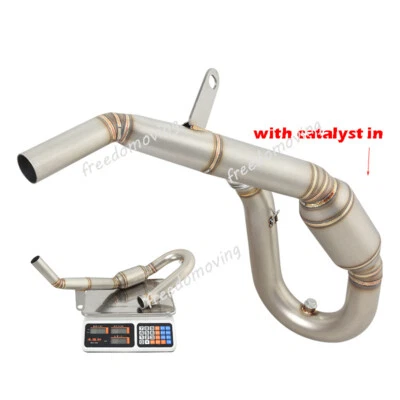 Slip On Exhaust Front Link Pipe For HUSQVARNA TC250 TX300 2017-2018 TE 250i/300i - Image 1 of 4