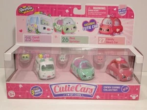 Shopkins Cutie Cars Candy Combo Collection #25, #26, #27 Moose Toys NEW in Box - Picture 1 of 3