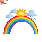  Regenbogen Wandaufkleber Kreative Tapete Einzigartige Wandtattoo Kinderzimmer