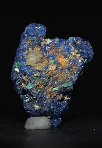 Azurite Mineral Morocco Specimen Malachite Crystal Matrix Crystals Kerrouchen - Picture 1 of 12