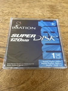 IMATION 3M LS-120 SUPER DISK 120MB NEW & SEALED Vintage - Picture 1 of 2