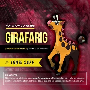 Girafarig Pokemon #203 GO Gen 2 Johto - Picture 1 of 4