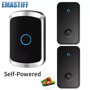 Self Powered Waterproof Wireless Doorbell Smart Home Without Battery Doorbell - Picture 1 of 9