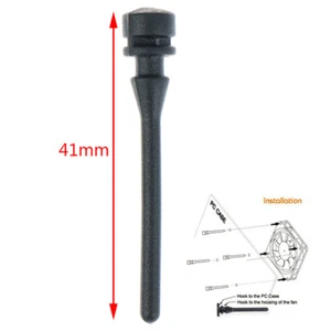 20Pcs Screw Rivet Rubber PC Fan Noise Absorbtion Fans Vibration Silicone ScrHFTM - Afbeelding 1 van 12