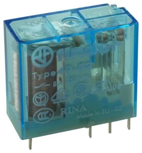 1PC FINDER - 40.52.9.024.0001 - Power Relay, DPDT, 24 VDC, 8 A, 40 Series, Thro - Picture 1 of 1