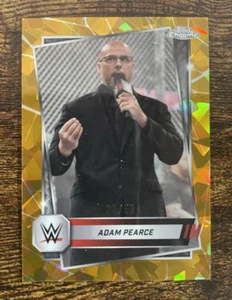 Adam Pearce | 2025 | WWE | Topps Chrome Sapphire | Gold Sapphire 33/50 | Raw GM - Picture 1 of 3