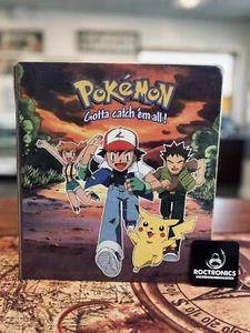 Vintage 1999 Plymouth 3 Ring Card Binder Nintendo Pokemon Pikachu Ash - Picture 1 of 10