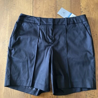 Worthington Black Ladies Shorts Size 4 NWT - Image 1 of 4