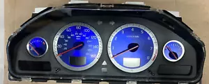 genuine volvo s60r V70R speedometer instrument cluster BLUE GAUGES 2004 TESTED - Foto 1 di 2