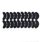 Plaques à talons Healifty 20 pièces coussin de réparation de chaussures antidérapantes (noir)