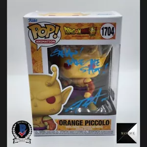 Funko Pop Naranja Piccolo #1704 Chris Sabat Firmado Autógrafo Beckett Certificado de Autenticidad - Imagen 1 de 4