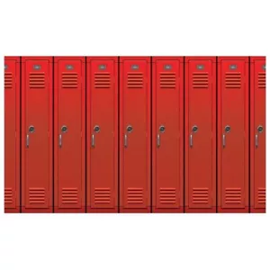Beistle 53450 4 x 30 ft. Lockers Backdrop - Pack of 6 - Picture 1 of 1