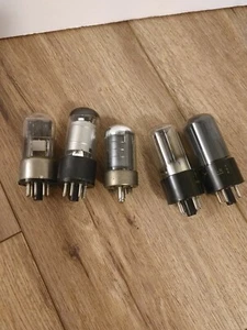 Antique radio vacuum tubes assortment salvaged from an Emerson radio - Picture 1 of 8