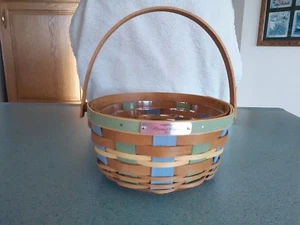 Longaberger 2017 Woven Memories Homestead exclusivo cesta y protector NUEVO - Imagen 1 de 4
