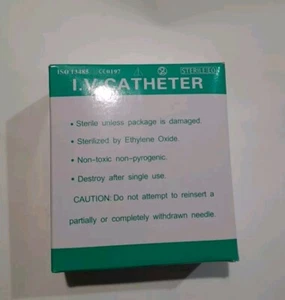 Sterilized Disposable Cannula Body Piercing Needle Nose Lip Navel Nipple 20G 50 - Picture 1 of 2
