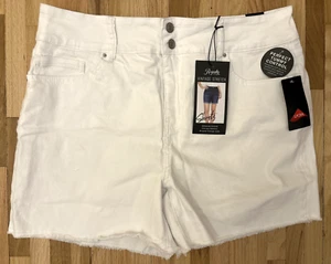 NEW Royalty For Me Perfect Tummy Control White Shorts Size XL - Picture 1 of 8