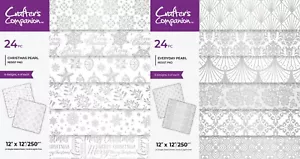 Crafters Companion - Almohadilla de papel resistente a perlas de 12" x 12" - Navidad o todos los días - Imagen 1 de 16