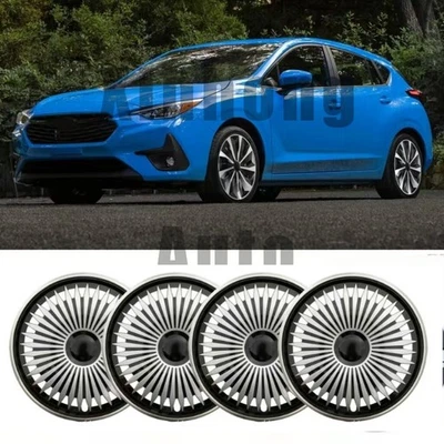 4X 15" Hubcaps Wheel Cover Snap On Hub Caps Steel Rim Wheel For Subaru Impreza Foto 1 de 4