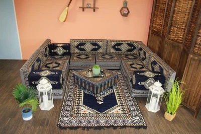 Arabische Sofa, Orientalische Sitzecke, Orientalische Sitzkissen, Sark Kösesi - Bild 1 von 4