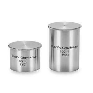 Tazze specifiche per densità 50cc/ml 100cc/ml acciaio inox - Foto 1 di 9