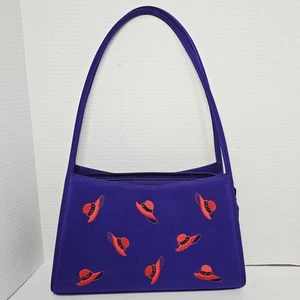 Red Hat Society Purple Hand Bag Purse Sanbol Living Fashion - Picture 1 of 8