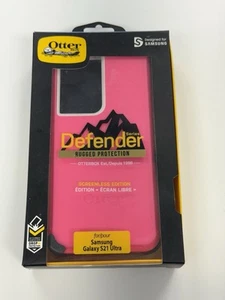 OtterBox Defender Case & Holster for Samsung Galaxy S21 Ultra Pink - Zdjęcie 1 z 5